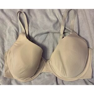 Gilligan & O'Malley Full Figure Beige Underwire‎ Bra, Size 38D